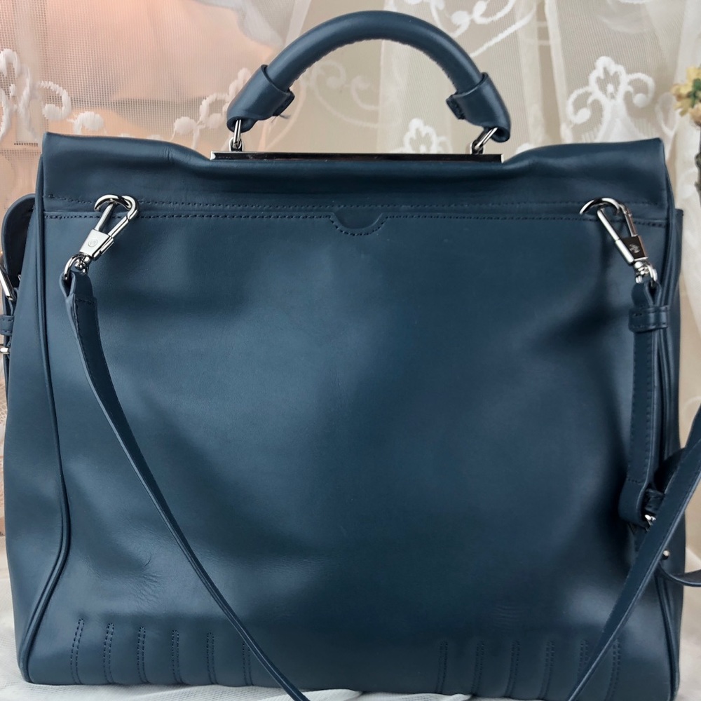 3.1 Phillip Lim Ryder Satchel Steel Blue